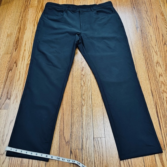 Greg Norman Men’s 40x32 Performance Stretch Classic Office Black Pant - Picture 13 of 14